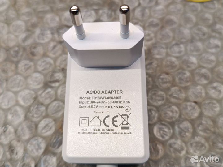 Блок питания 5.0V - 3.0А 15w