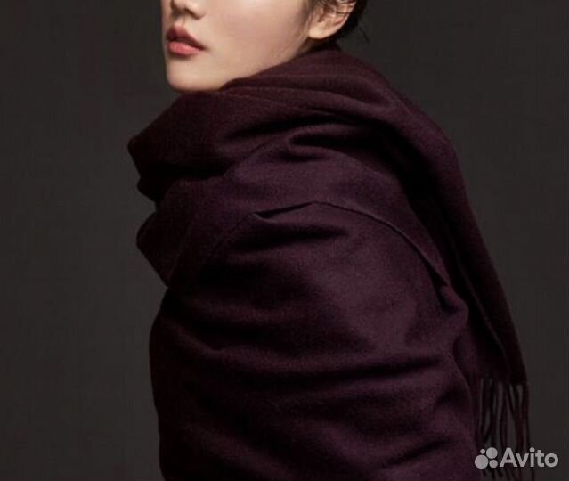 Палантин шарф шерсть 70х200