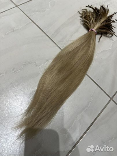 Волосы для наращивания 228 грамм блонд
