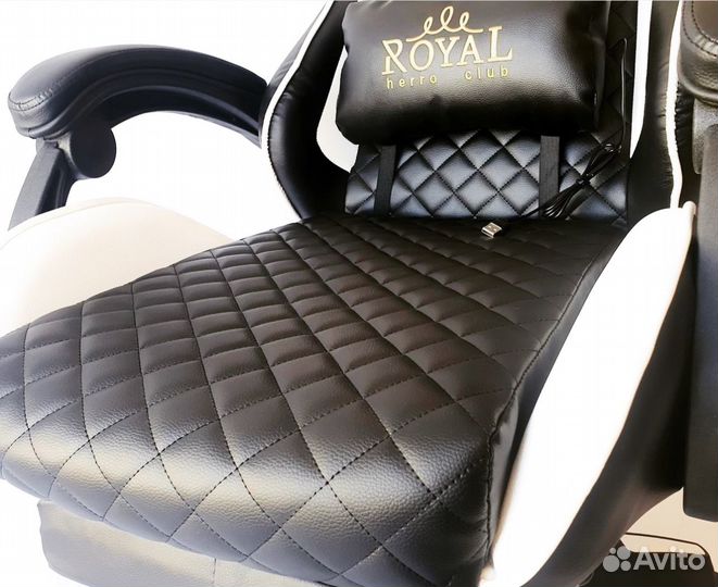 Компьютерное кресло с подножкой Royal