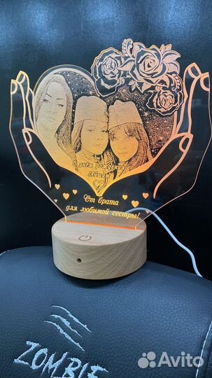 Ночник с фото