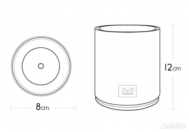 Портативный увлажнитель воздуха
