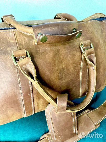 Сумка натуральная кожа коричневая