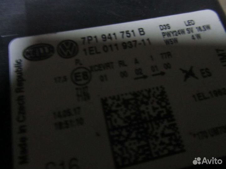 Фара левая VW Touareg NF