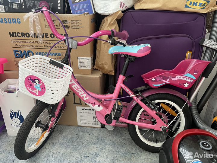 Детский велосипед 4-х колесный бу