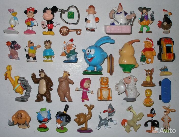 Капсулы и игрушки киндер сюрприз и др