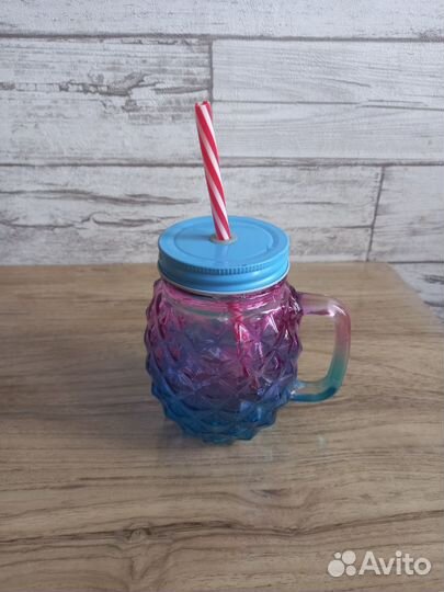 Кружка с трубочкой