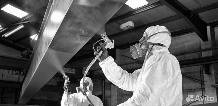 Порошковая покр 12 метровая печь полимеризации