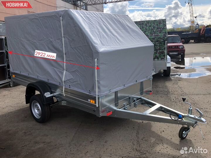 Оцинкованный прицеп для л/а 3.0х1.5х1.4