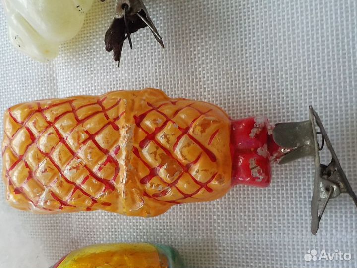 Елочные игрушки СССР на прищепке