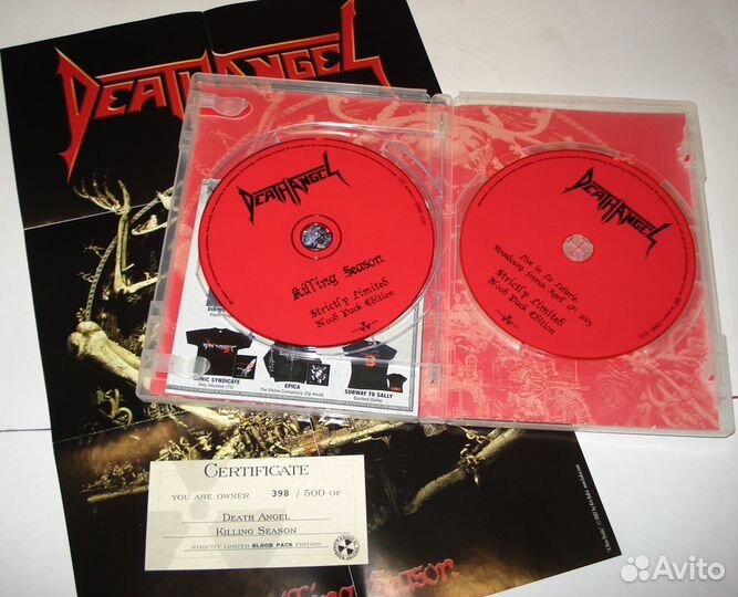 Death Angel Killing Season (Blood Pack CD/DVD)