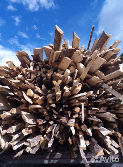 Горбыль, стружка сухая