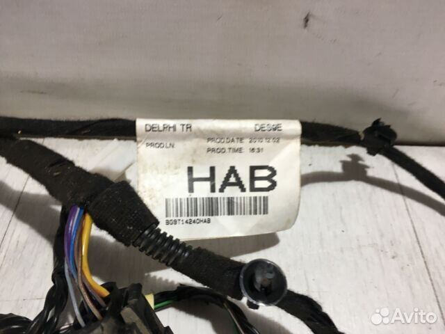 Проводка задней двери ford mondeo 4 рест 2.0 мт се