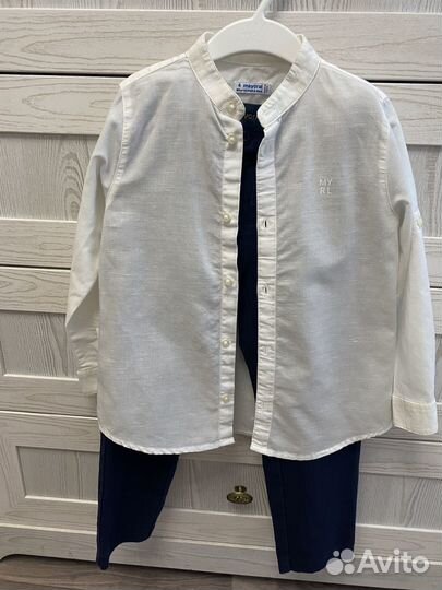 Рубашка, брюки для мальчика 104р