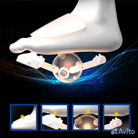 Роликово-компрессионный массажер для ног