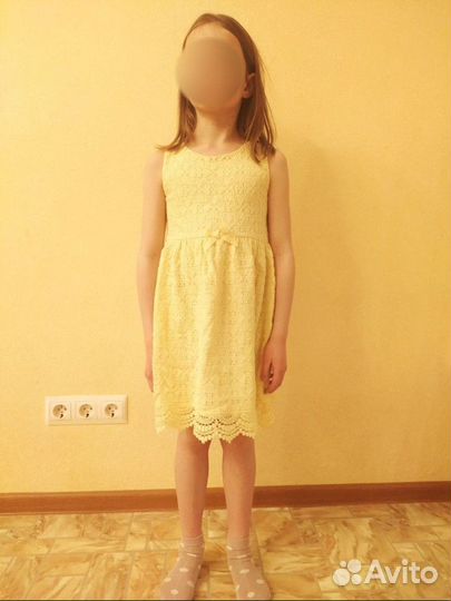 Платье для девочки 122-128