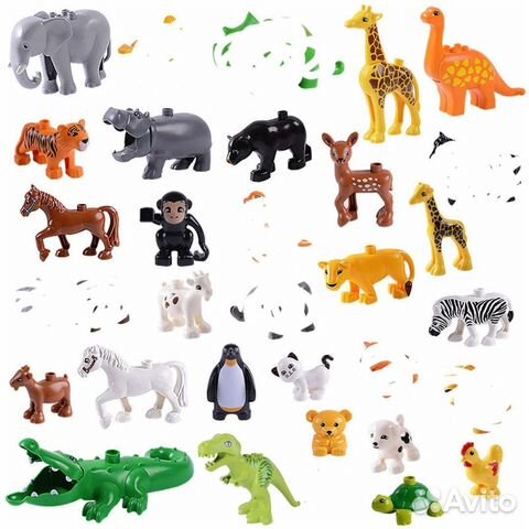 Животные и динозавтры Лего Дупло (Lego Duplo)