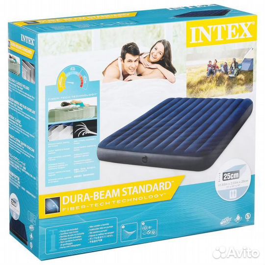 Надувной матрас intex