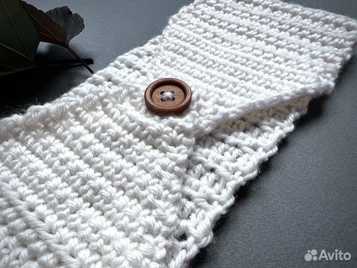 Повязка на голову (Меринос) Ручная работа