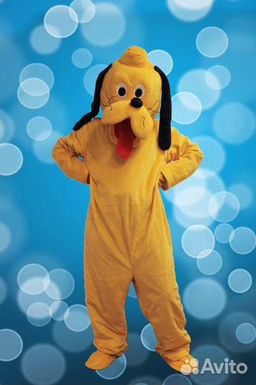 Ростовой мишка Тедди и собака Плуто