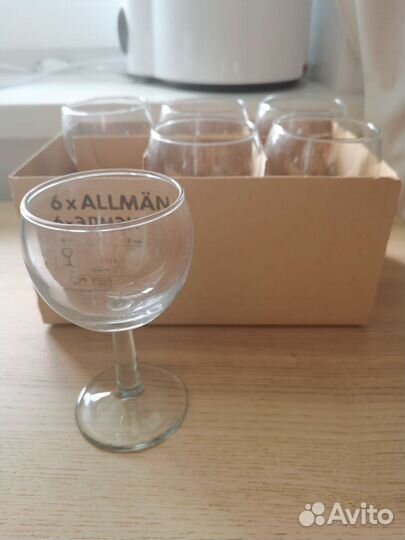 Бокалы для вина IKEA allmän (элмэн) 6 шт