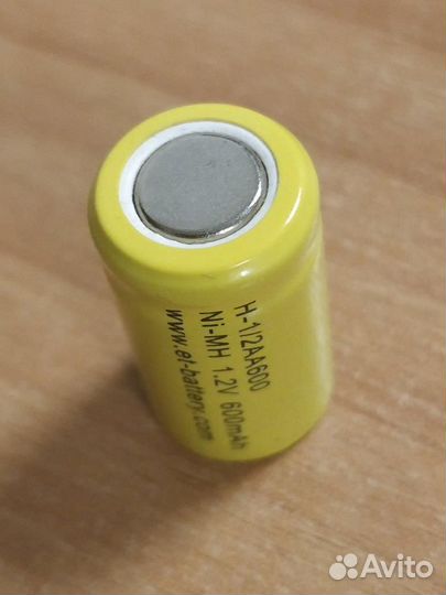 Аккумулятор ET H-1/2AA600 (1.2В, 600мАч, Ni-Mh )