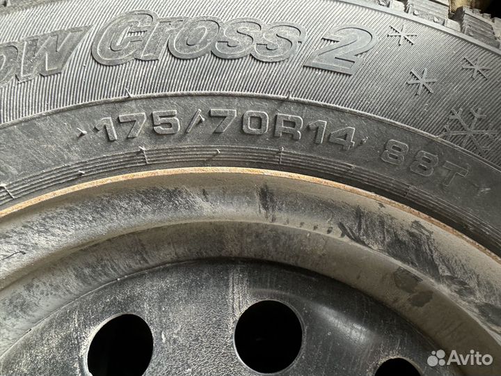 Зимние колеса (комплект) Cordiant R14 в сборе