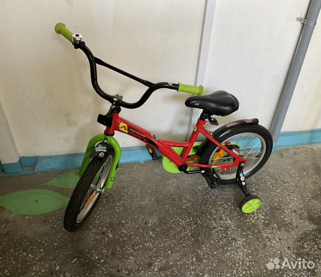 Детский велосипед Novatrack Strike, колеса 16