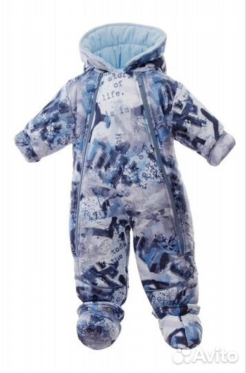 Зимний комбинезон трансформер для мальчика 68