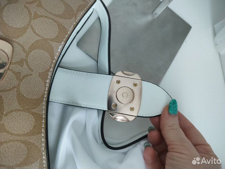 Сумка Coach на плечо новая 3 цвета