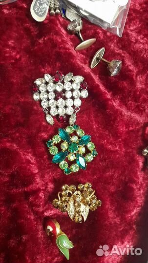 Заколка серебряные ссср.горный хрусталь.875проба