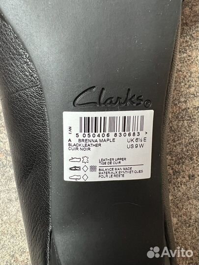 Туфли clarks новые
