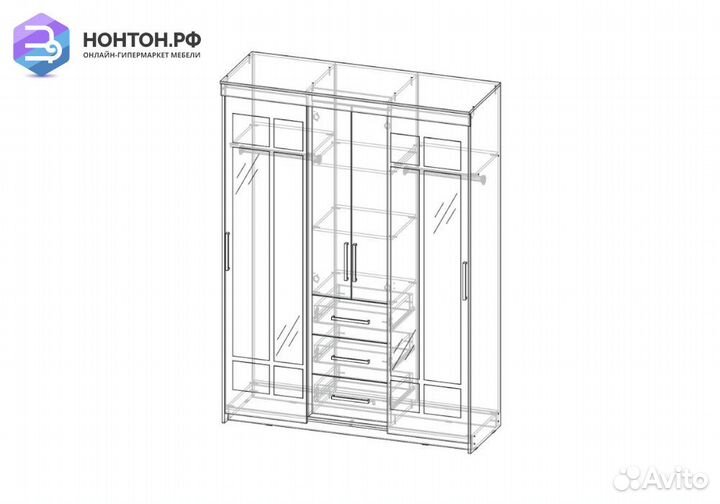 Шкаф-купе Комфорт-6М