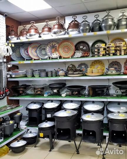 Казаны, печи, посуда
