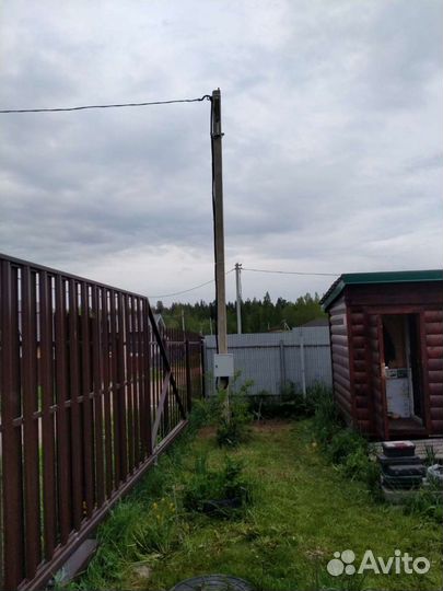 Установка опор лэп, электромонтаж