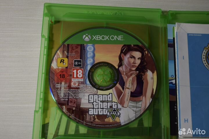 GTA 5 xbox one диск