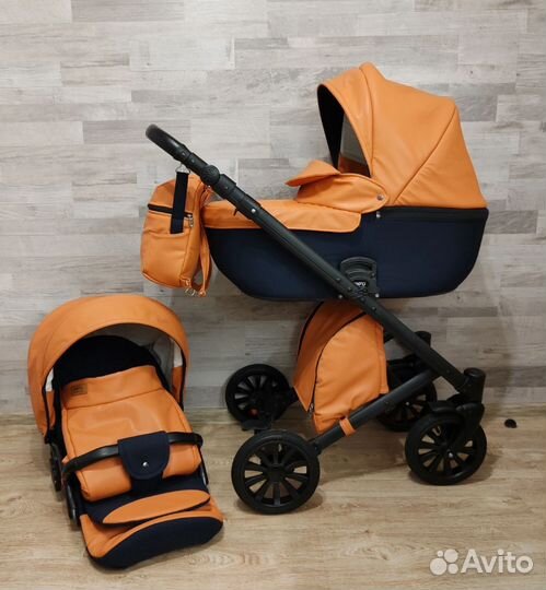 Коляска Anex 2 в 1 (экокожа под заказ)