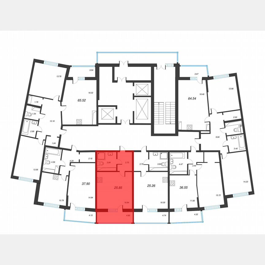 Квартира-студия, 29,3 м², 15/22 эт.