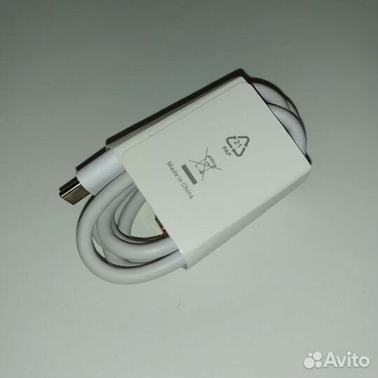 Кабель круглый Xiaomi USB Type-C - USB белый 1 м