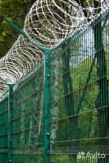 Забор сетка 3D / 3Д забор