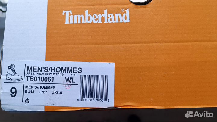 Ботинки timberland 41-43