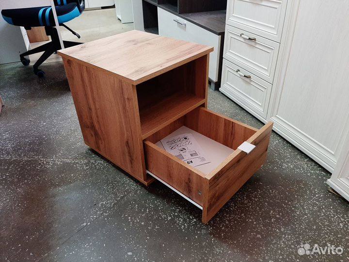 Тумба прикроватная с ящиком и нишей 2 расцветки