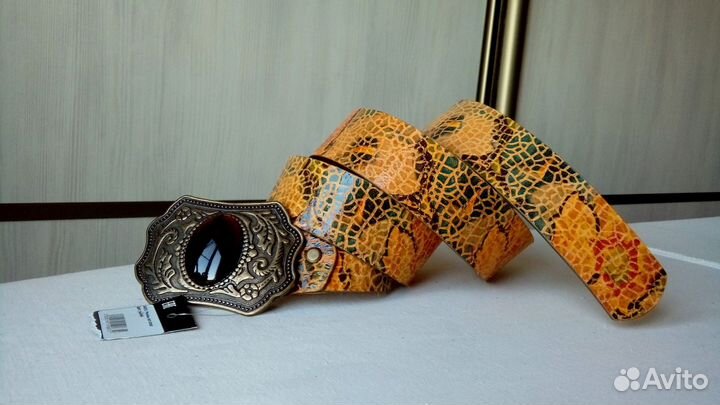 Ремень из натуральной кожи Elemento, Italy