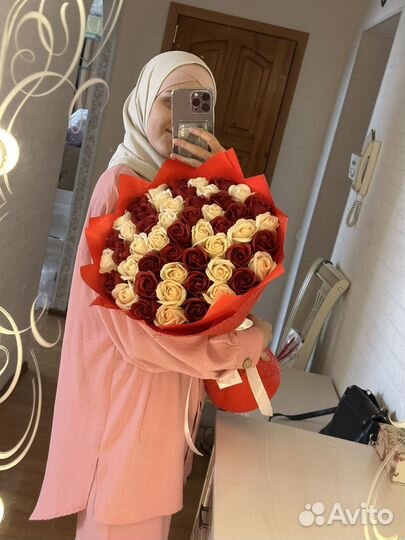 Букет цветов 51 роза