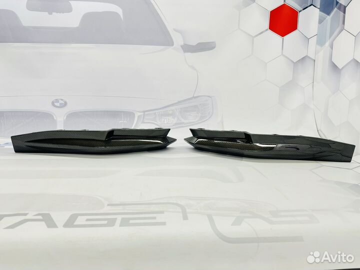 Клыки BMW M4 G82 сухой карбон