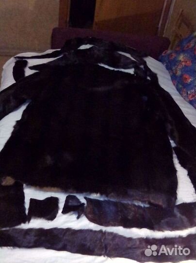 Цельная новая норковая шуба Норка цельная