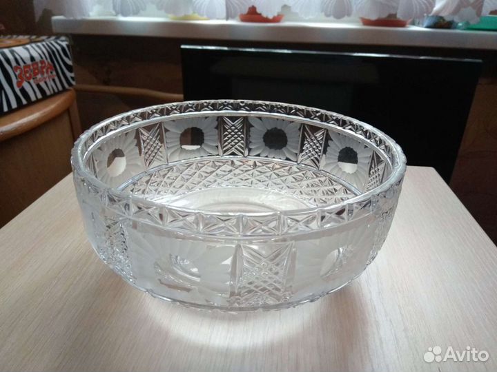 Хрустальная ваза для фруктов