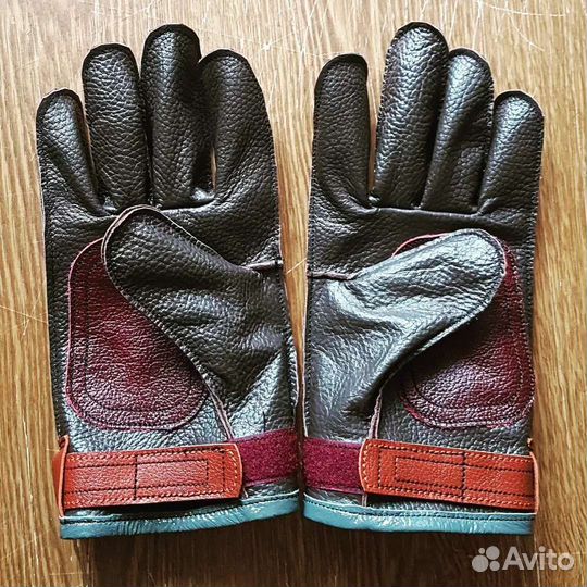 Перчатки кожаные