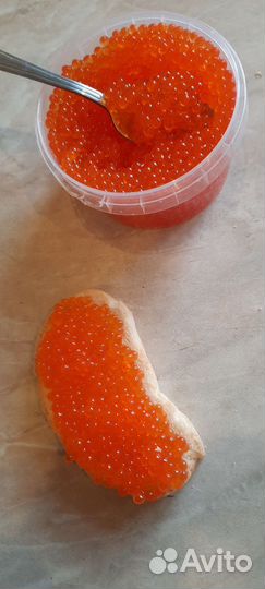 Красная икра форели
