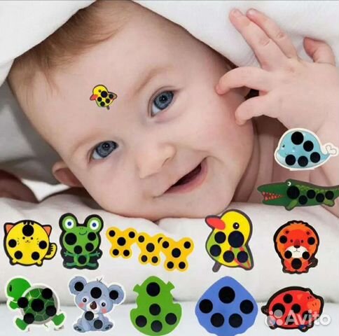 Детский термометр / градусник / наклейка на лоб